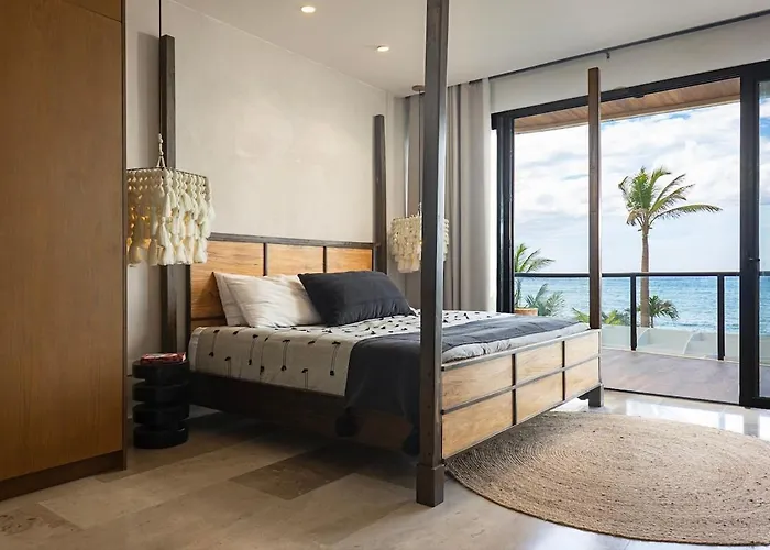 Beachfront 2br At Tankah Bay Apartamento *