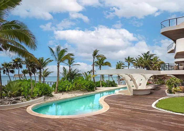 Beachfront 2br At Tankah Bay Apartamento *